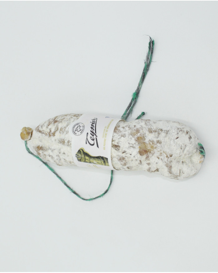 Saucisson sec Teyssier au poivre vert