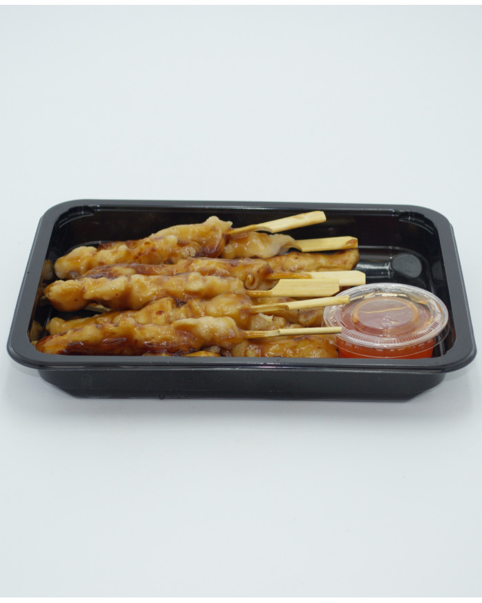 Brochettes Satay (sauce Chili), plateau de 10 pieces