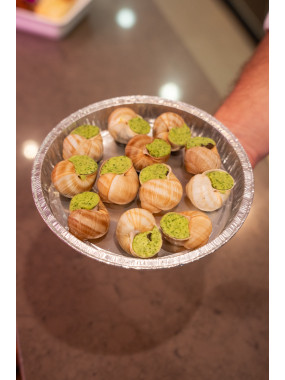 Assiette de douze Escargots de Bourgogne