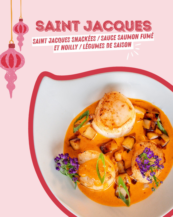 Saint Jacques snakées 