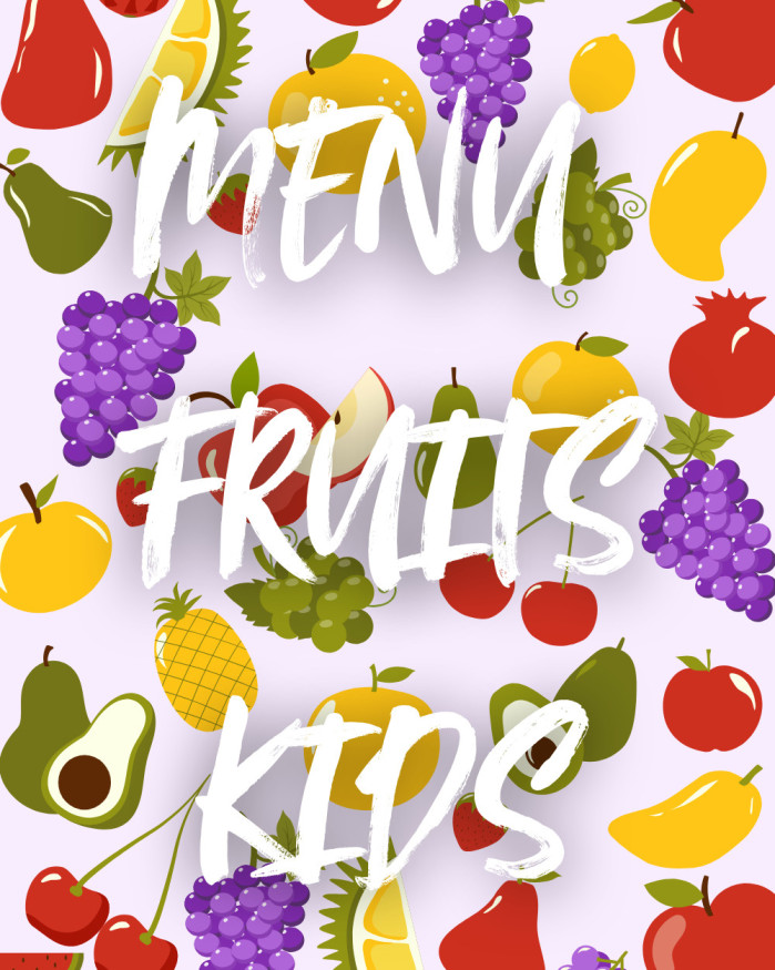 Menu Fruits (enfants)