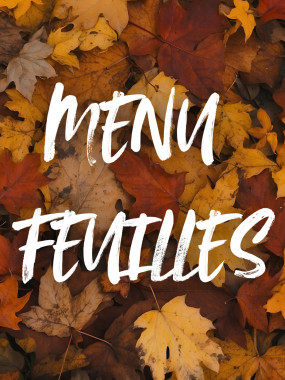 Menu Feuilles
