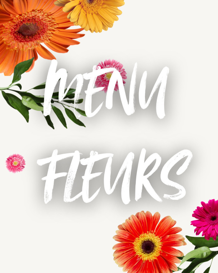 Menu Fleurs