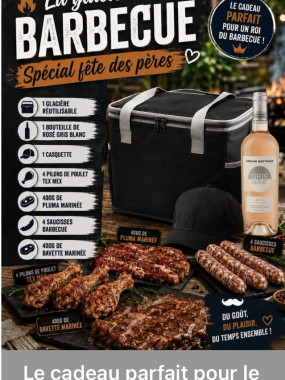 Glacière Barbecue spéciale « Fête des Pères »