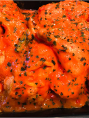 Poulet basquaise