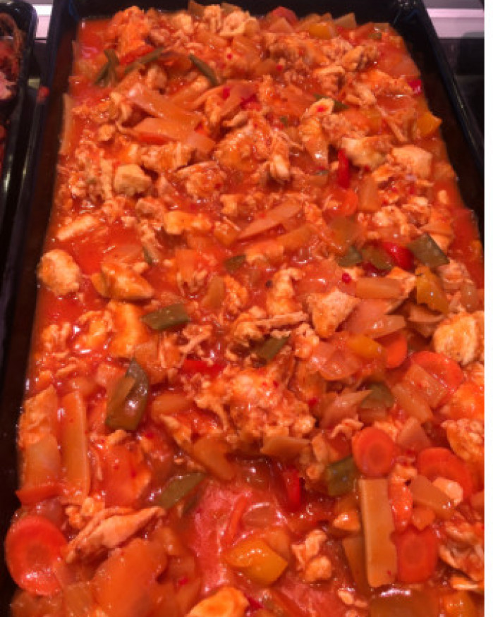 Poulet sauce aigre douce