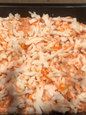 Salade de riz  aromatisé au crabe