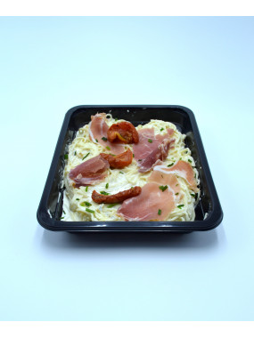 Capellini au Gorgonzola et jambon de Parme 